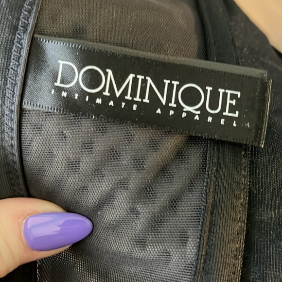 COPY - Dominique “Colette” Strapless Lace Corset Bustier Bridal Longline Bra Bl… - Picture 7 of 11